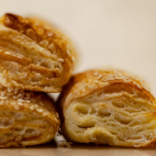 Close-up of bread in plate